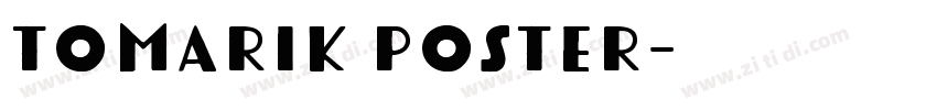 Tomarik Poster字体转换